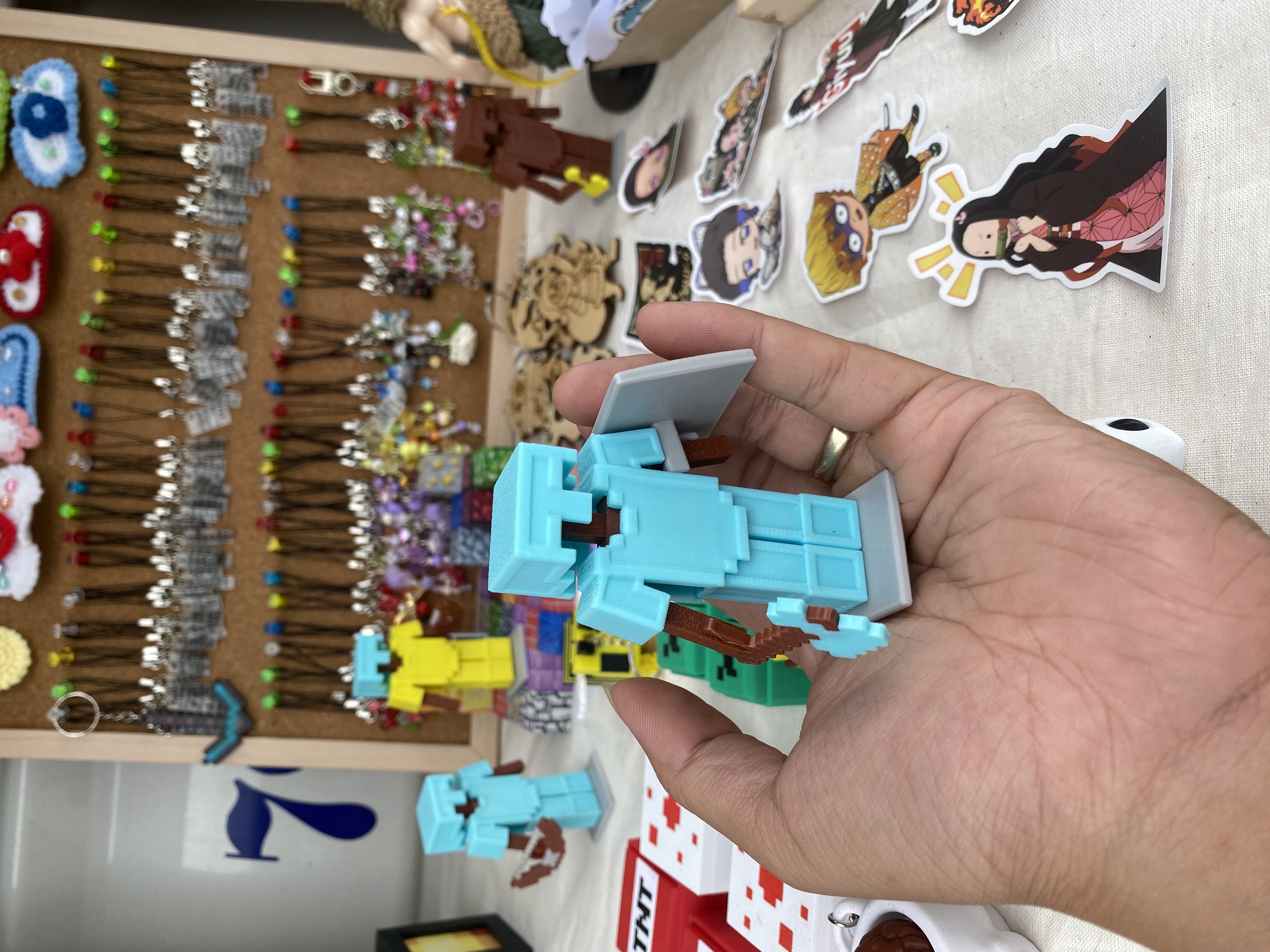 Mô hình giá treo giáp minecraft