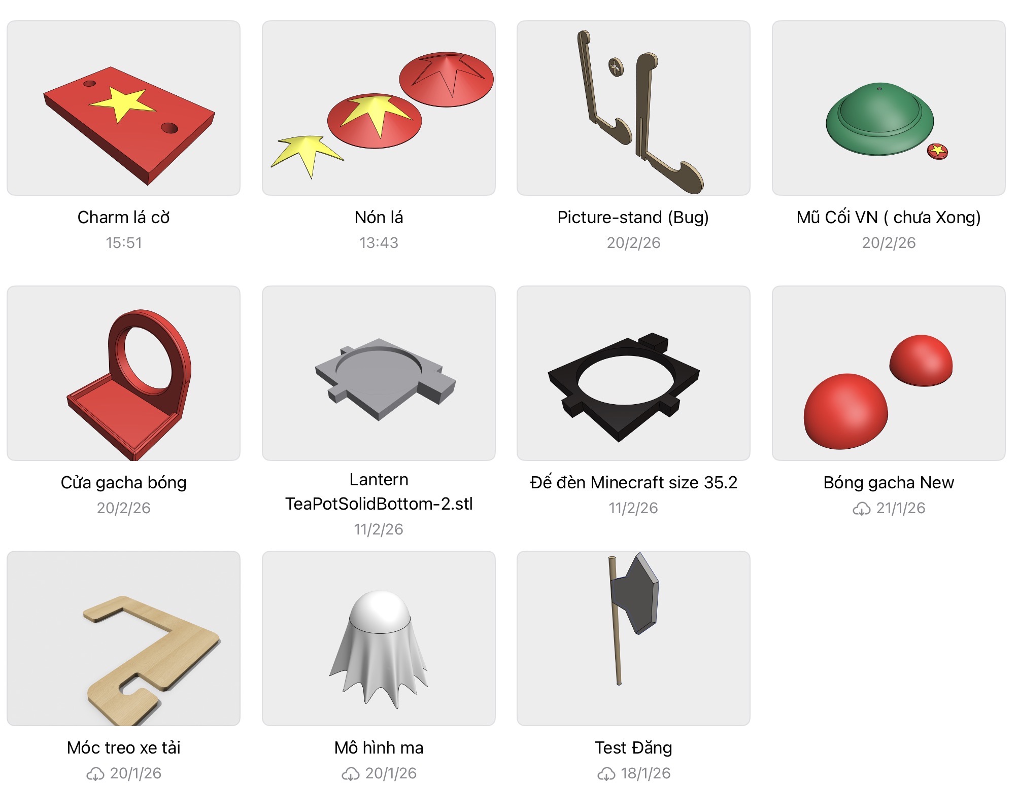 Thiết kế 3d theo yêu cầu. 2