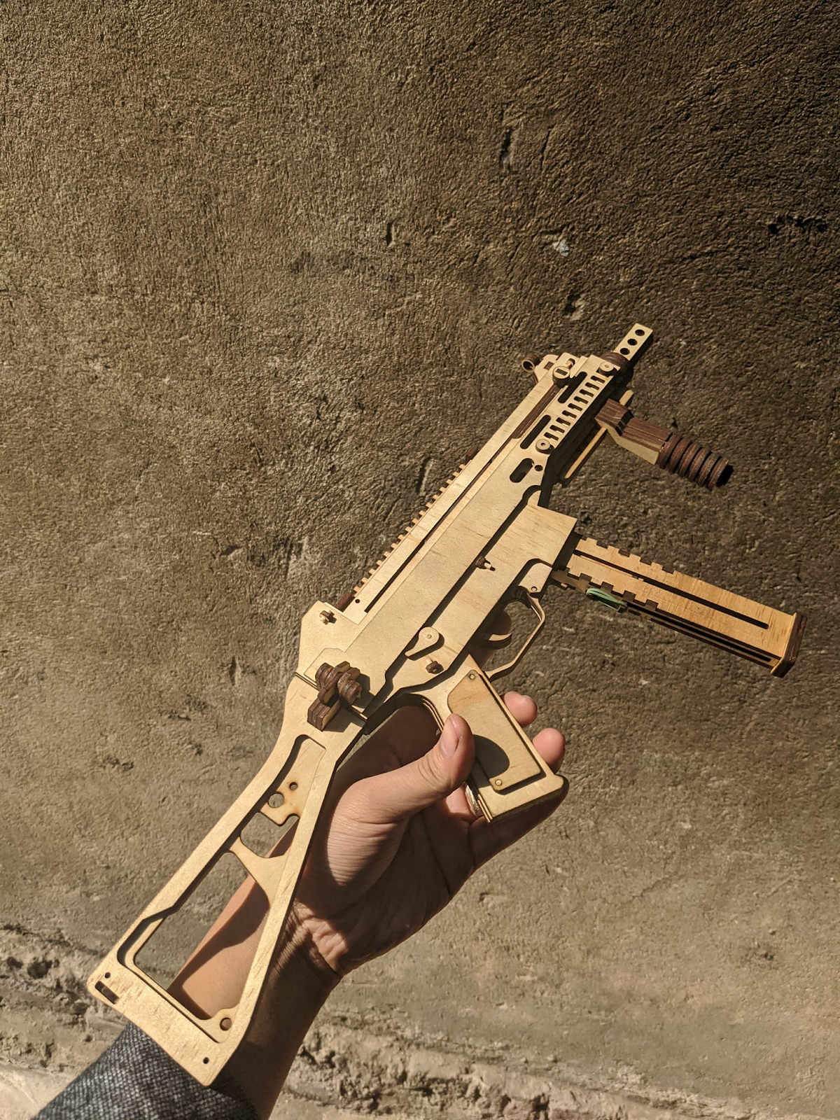 Mô hình ump gỗ có thể hoạt động