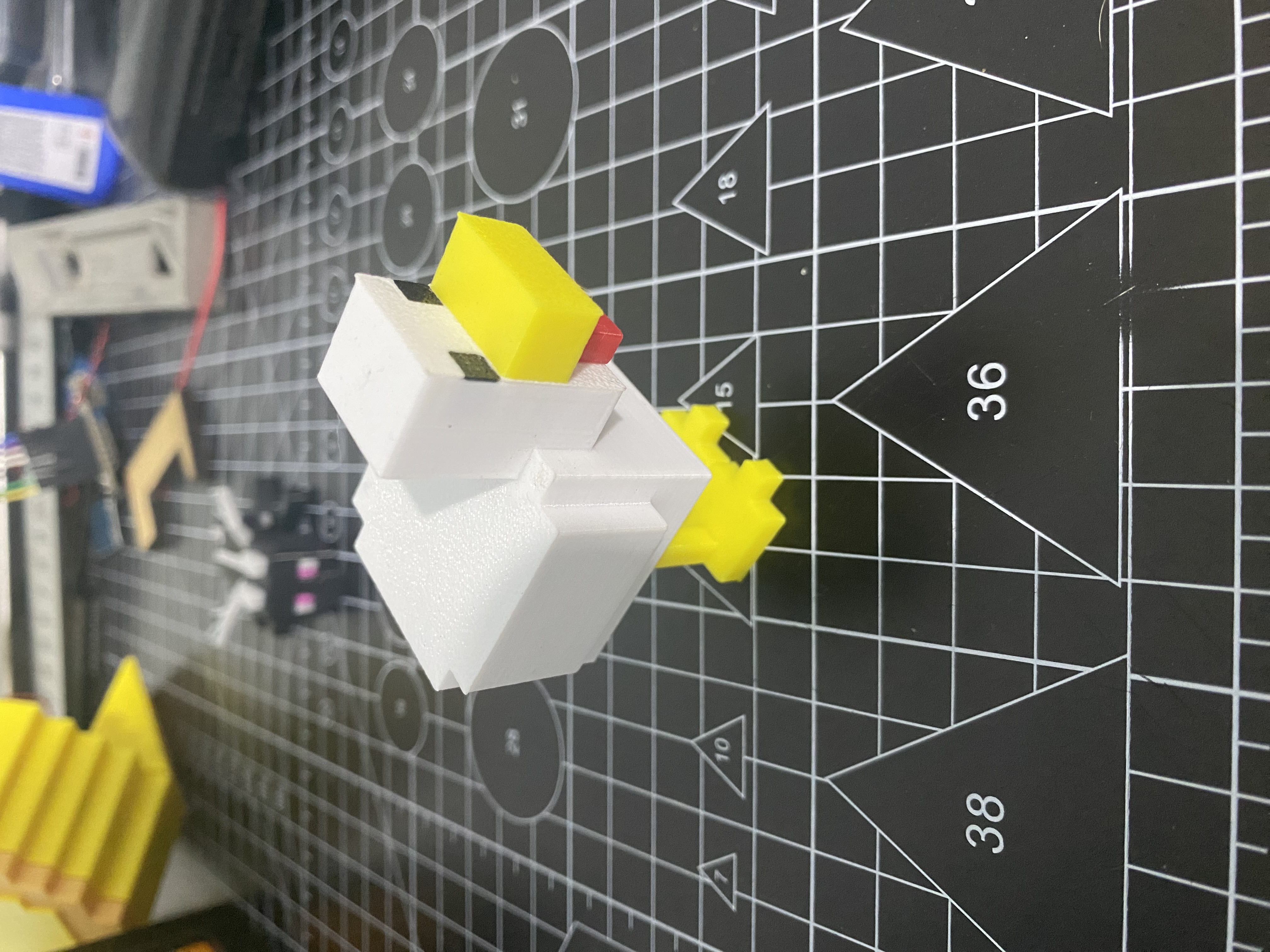 Mô hình chicken minecraft