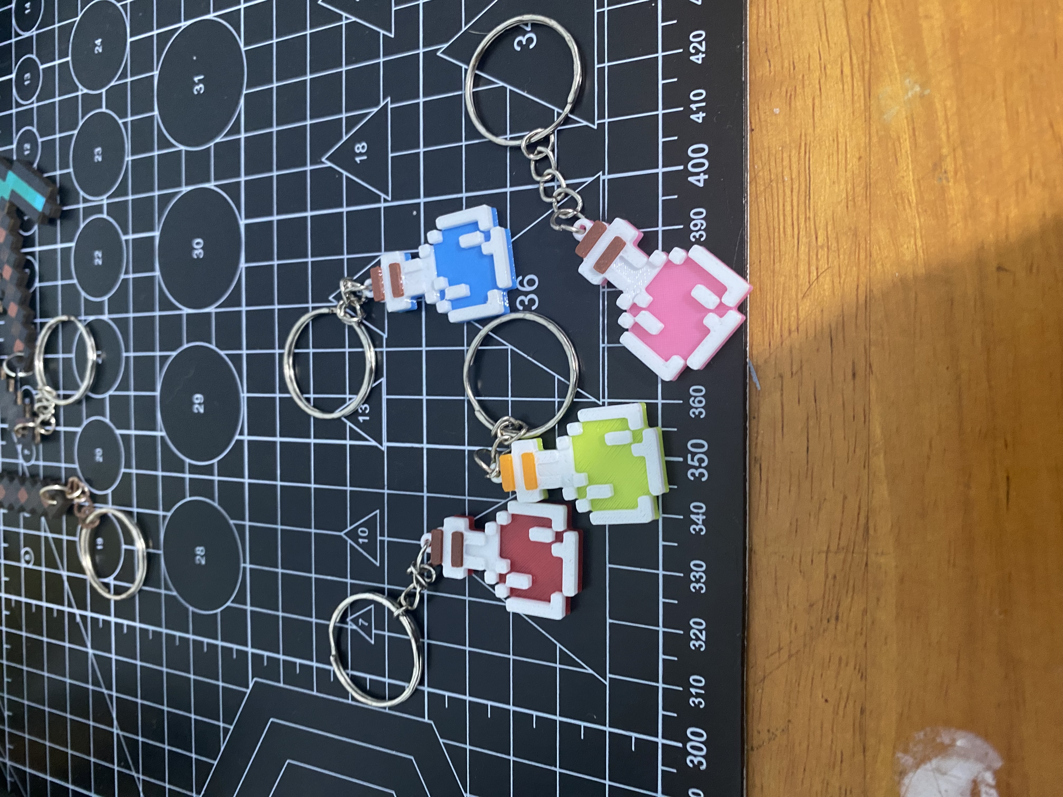 Móc khoá bình thuốc minecraft 2